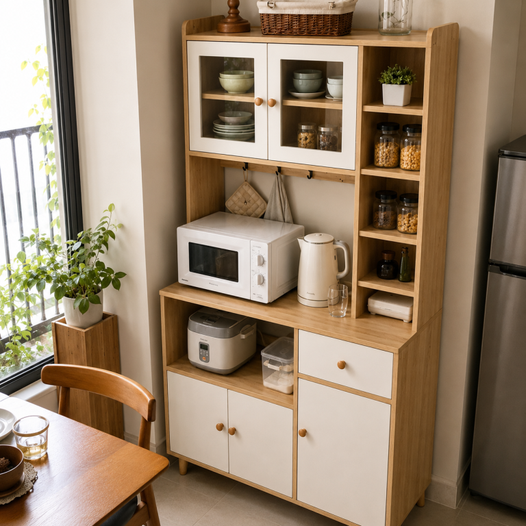Tủ kệ bếp Bắc Âu đa năng