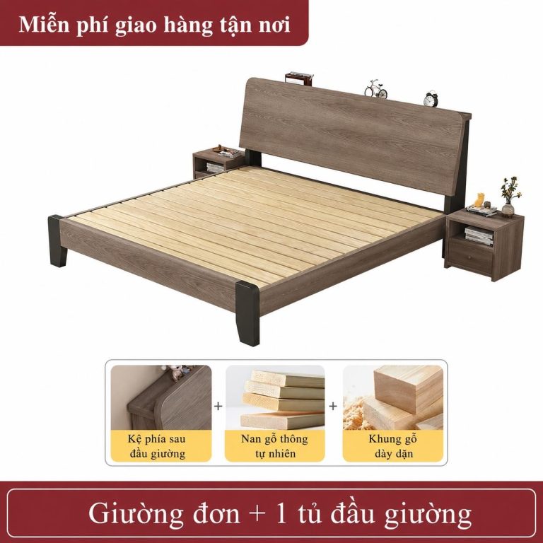 Giường bệt tatami phong cách Nhật Bản Sabrina