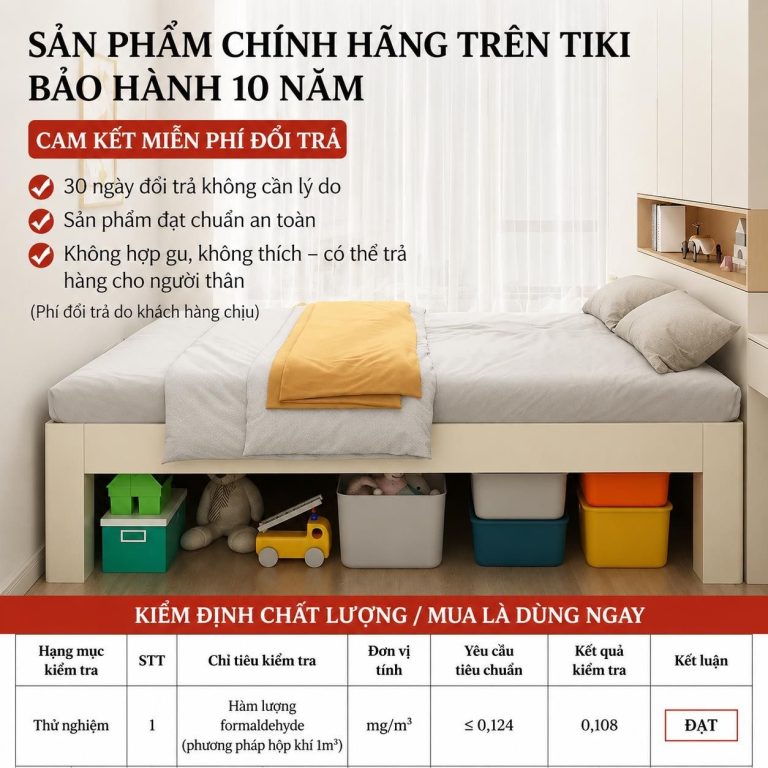 Giường đơn cho bé kiểu dáng nhỏ gọn Senbo