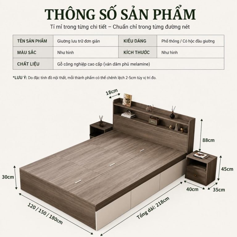 Giường đơn cho trẻ em dễ thương Sierra