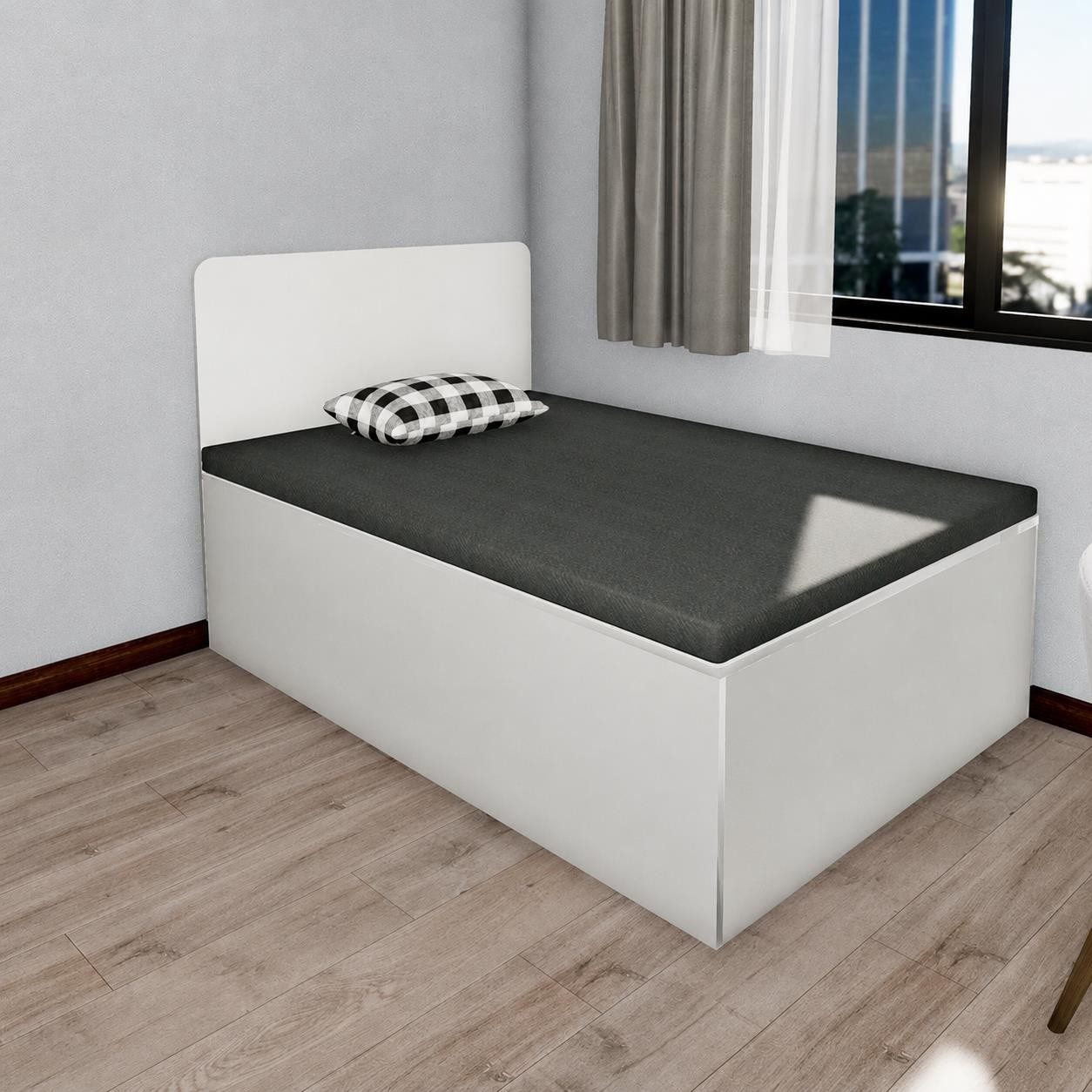 Giường gỗ có ngăn kéo hiện đại Sipani