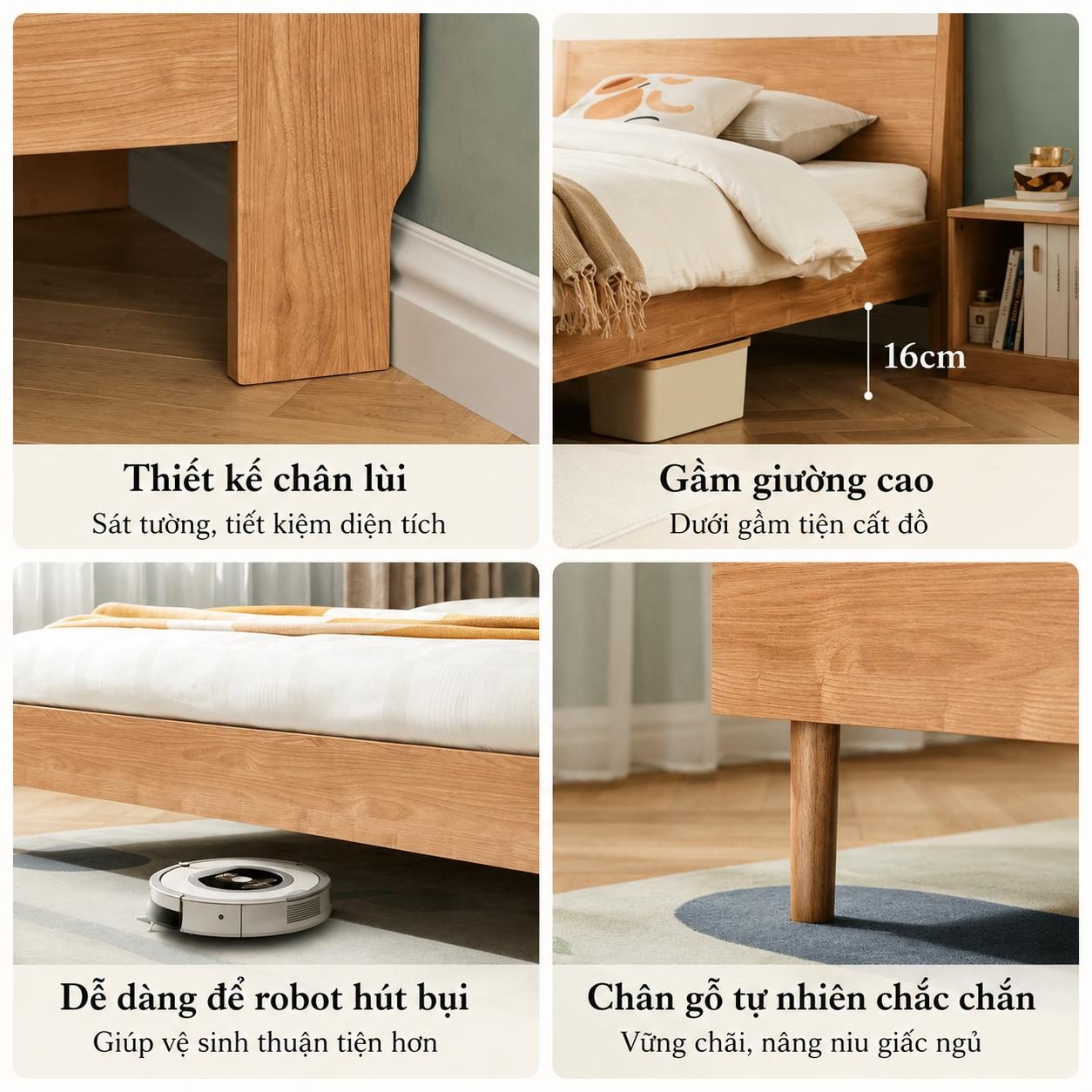 Giường ngủ cho bé thiết kế thông minh Simco