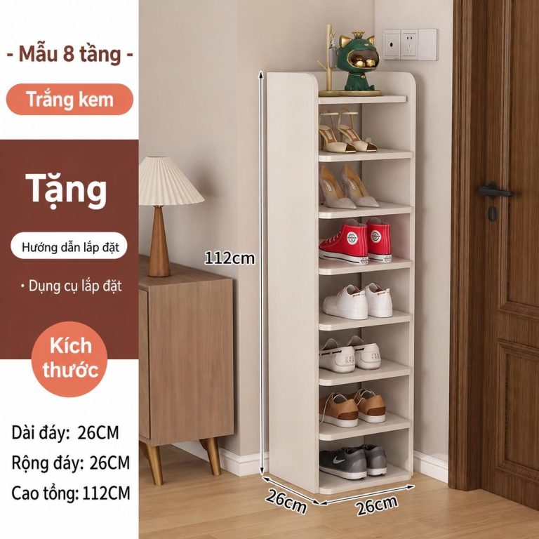 Kệ để giầy mini thiết kế đơn giản gọn gàng Rooney