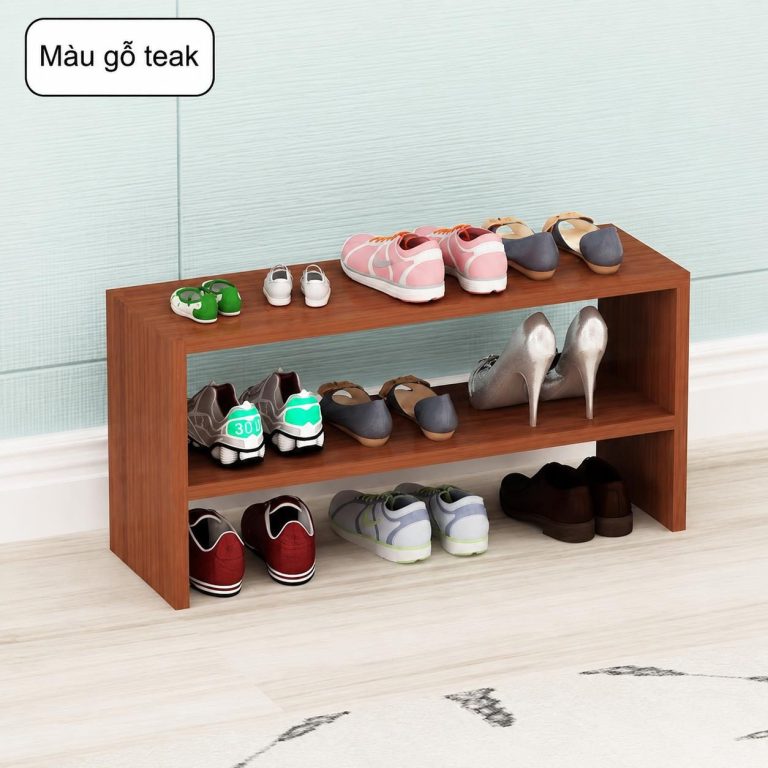 Kệ giày đẹp gỗ MDF thiết kế tiện dụng Rowan