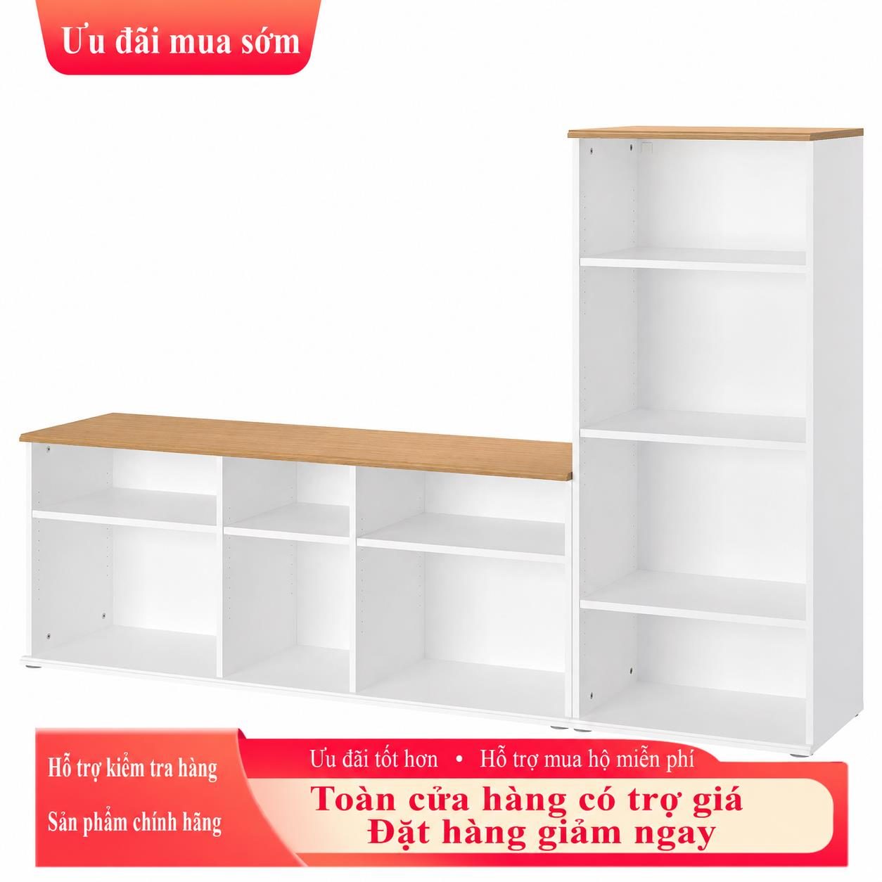 Tủ kệ tivi hiện đại gỗ công nghiệp Trevor