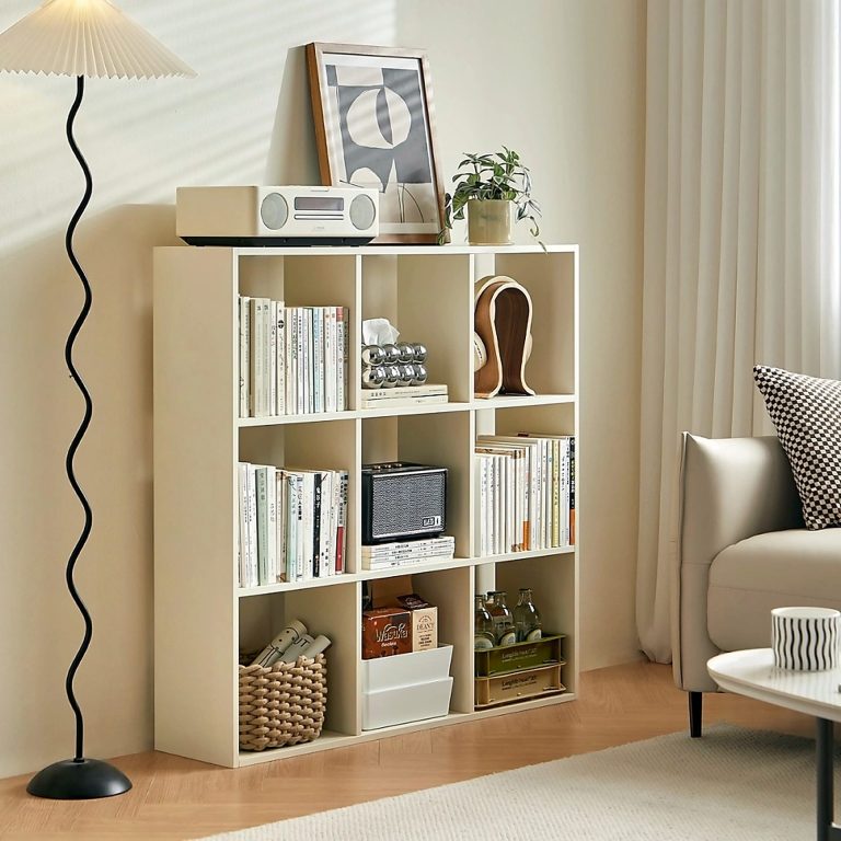 Kệ sách đứng thiết kế tối giản Bovina 6 ô